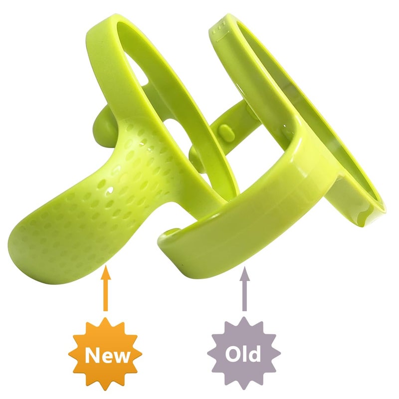 ROMIRUS Easy Grip Bottle Handles Compatible with Comotomo Baby Feeding Bottle (3 Green) - Image 2